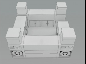Booth Exhibition Stand a 33 3D Model
