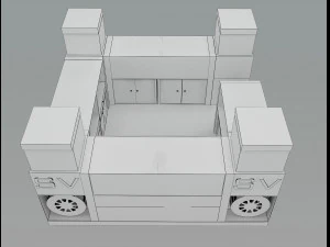 Booth Exhibition Stand a 33 3D Model