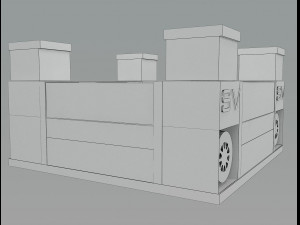 Booth Exhibition Stand a 33 3D Model