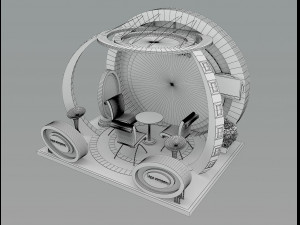 Booth Exhibition Stand a 39a Model 3D