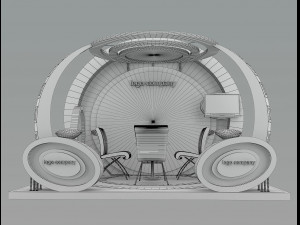Booth Exhibition Stand a 39a Model 3D