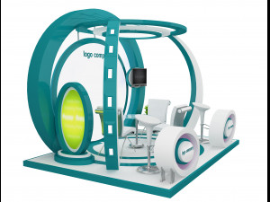 Booth Exhibition Stand a 39a Model 3D