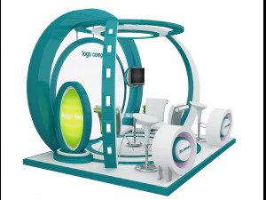 Booth Exhibition Stand a 39a 3D Model
