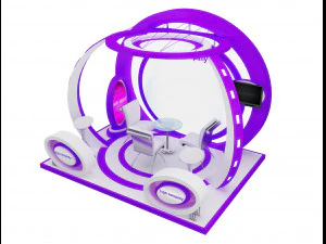 Booth Exhibition Stand a 39b 3D Model