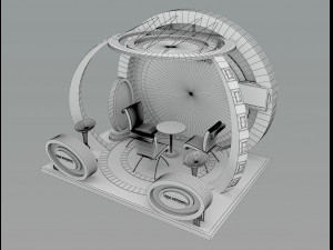 Booth Exhibition Stand a 39b 3Dモデル
