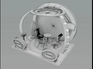 Booth Exhibition Stand a 39b 3D Model