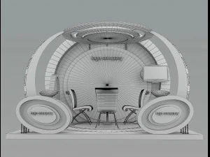 Booth Exhibition Stand a 39b 3D Model