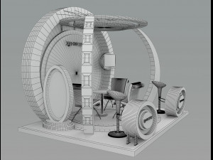Booth Exhibition Stand a 39b 3Dモデル