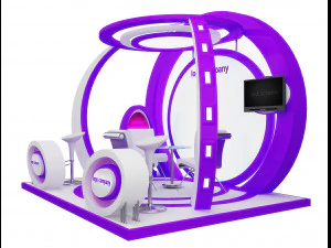 Booth Exhibition Stand a 39b 3D Model