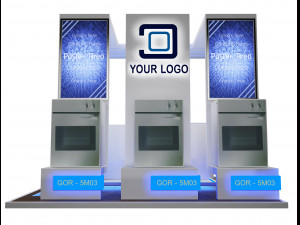 Booth Exhibition Stand a 42 3D 모델