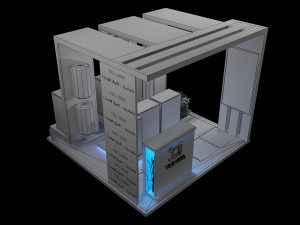 Booth Exhibition Stand a 42 3D 모델