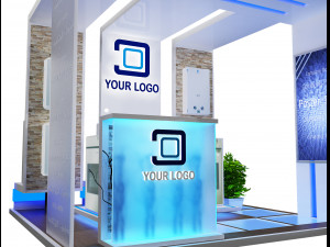 Booth Exhibition Stand a 42 3D 모델