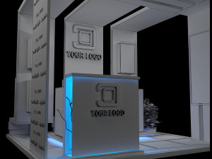 Booth Exhibition Stand a 42 3D 모델