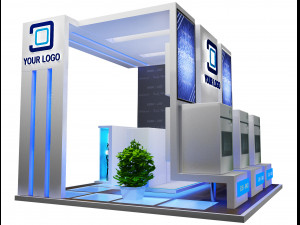 Booth Exhibition Stand a 42 3D 모델