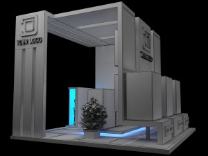 Booth Exhibition Stand a 42 3D 모델