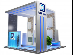 Booth Exhibition Stand a 42 3D 모델