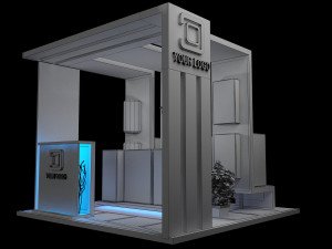 Booth Exhibition Stand a 42 3D 모델