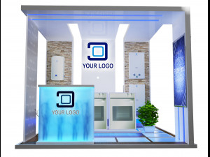 Booth Exhibition Stand a 42 3D 모델