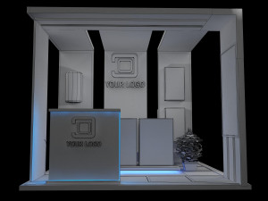 Booth Exhibition Stand a 42 3D 모델