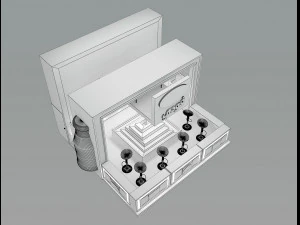 Booth Exhibition Stand a46 3D Model