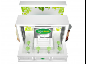 Booth Exhibition Stand a46 3D Model
