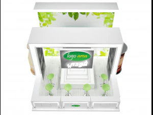 Booth Exhibition Stand a46 3D Model