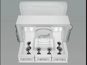 Booth Exhibition Stand a46 3D Model