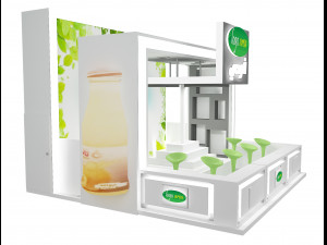 Booth Exhibition Stand a46 3D Model