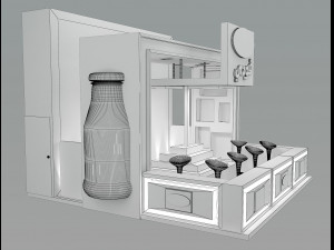 Booth Exhibition Stand a46 3D Model