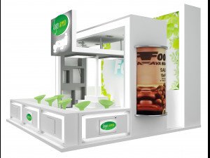 Booth Exhibition Stand a46 3D Model