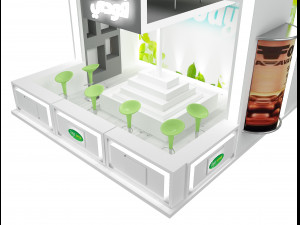 Booth Exhibition Stand a46 3D Model