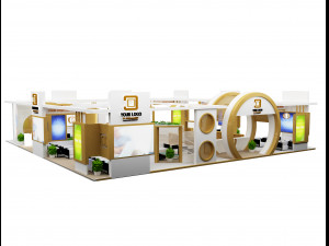 Booth Exhibition Stand a 98 3D Model
