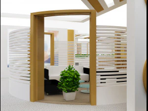 Booth Exhibition Stand a 98 3D Model