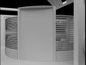 Booth Exhibition Stand a 98 3D Model