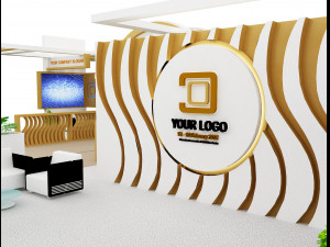 Booth Exhibition Stand a 98 3D मॉडल
