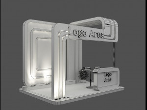 Booth Exhibition Stand a 59 3D 模型