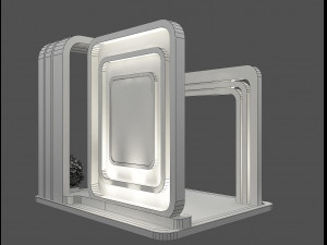 Booth Exhibition Stand a 59 3D 模型