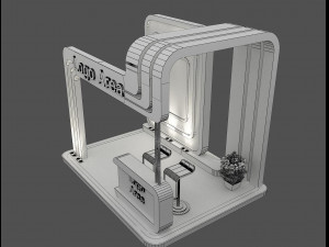 Booth Exhibition Stand a 59 3D 模型