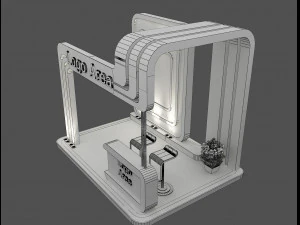 Booth Exhibition Stand a 59 3D Model