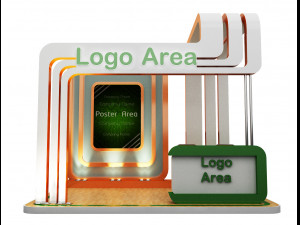 Booth Exhibition Stand a 59 3D 模型