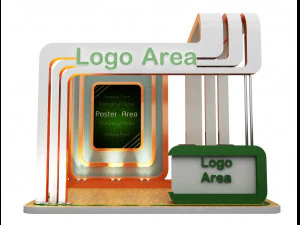 Booth Exhibition Stand a 59 3D Model
