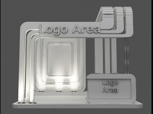 Booth Exhibition Stand a 59 3D 模型