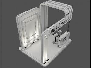 Booth Exhibition Stand a 59 3D 模型