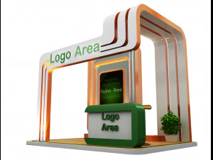 Booth Exhibition Stand a 59 3D Model