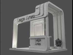 Booth Exhibition Stand a 59 3D 模型