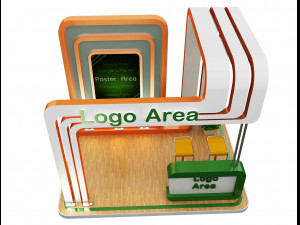 Booth Exhibition Stand a 59 3D 模型