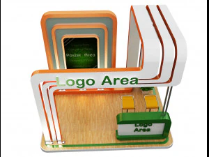 Booth Exhibition Stand a 59 3D Model