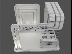 Booth Exhibition Stand a 59 3D 模型