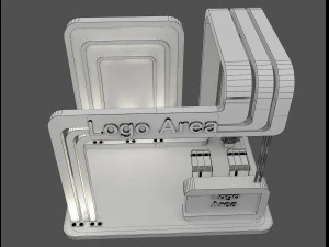 Booth Exhibition Stand a 59 3D Model