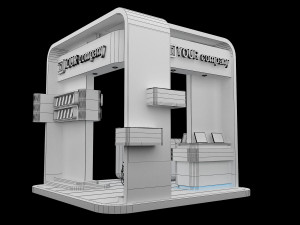 Booth Exhibition Stand a 87 3D Model